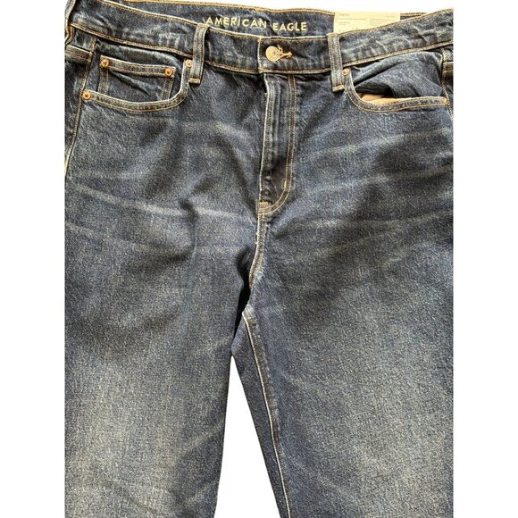 American Eagle Women’s Super High Rise Ankle Straight Jeans Size 14 NWT - Picture 6 of 11
